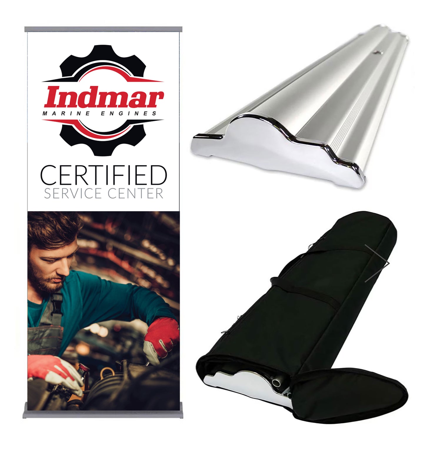 Indmar Certified Roll-Up Banner Stands