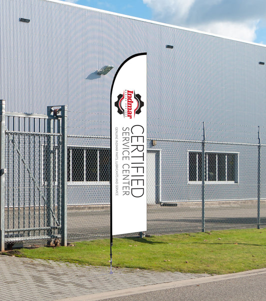 Indmar Certified Feather Flags (14’ Double-Sided)